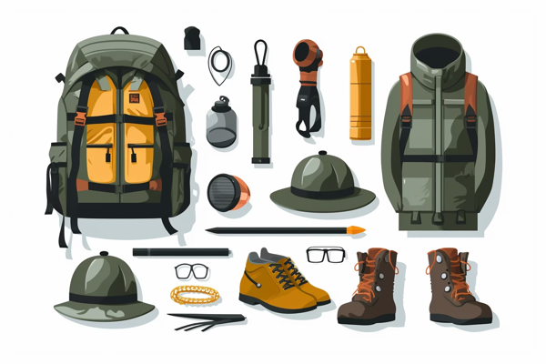 camping hiking fishing